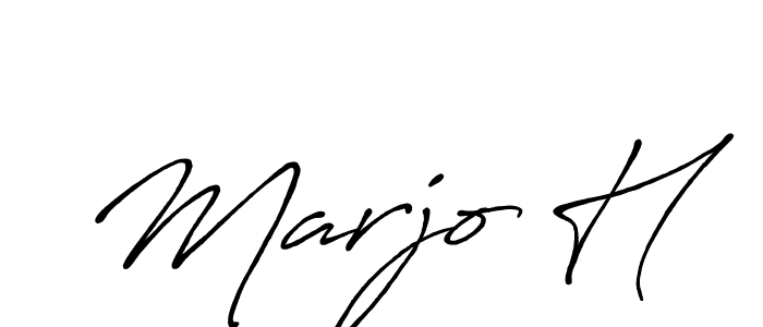 Once you've used our free online signature maker to create your best signature Antro_Vectra_Bolder style, it's time to enjoy all of the benefits that Marjo H name signing documents. Marjo H signature style 7 images and pictures png