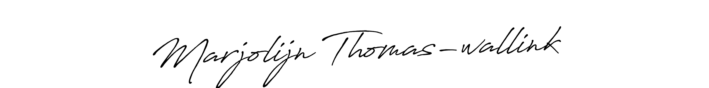 Also we have Marjolijn Thomas-wallink name is the best signature style. Create professional handwritten signature collection using Antro_Vectra_Bolder autograph style. Marjolijn Thomas-wallink signature style 7 images and pictures png