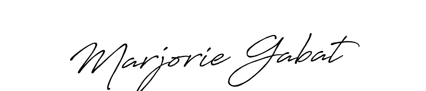 Here are the top 10 professional signature styles for the name Marjorie Gabat. These are the best autograph styles you can use for your name. Marjorie Gabat signature style 7 images and pictures png