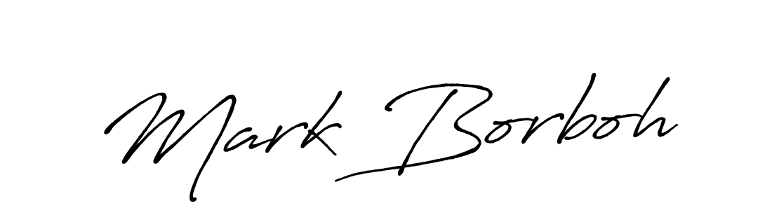 How to Draw Mark Borboh signature style? Antro_Vectra_Bolder is a latest design signature styles for name Mark Borboh. Mark Borboh signature style 7 images and pictures png