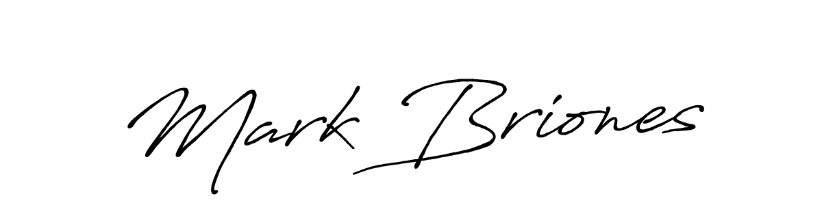 Make a beautiful signature design for name Mark Briones. With this signature (Antro_Vectra_Bolder) style, you can create a handwritten signature for free. Mark Briones signature style 7 images and pictures png
