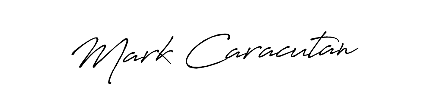 Design your own signature with our free online signature maker. With this signature software, you can create a handwritten (Antro_Vectra_Bolder) signature for name Mark Caracutan. Mark Caracutan signature style 7 images and pictures png