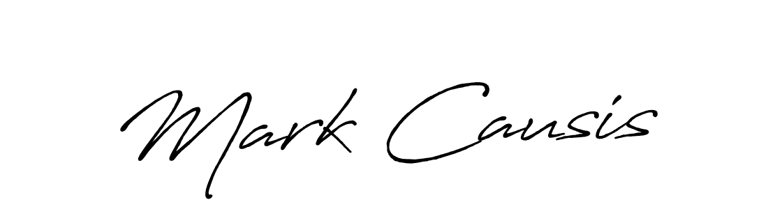 Use a signature maker to create a handwritten signature online. With this signature software, you can design (Antro_Vectra_Bolder) your own signature for name Mark Causis. Mark Causis signature style 7 images and pictures png