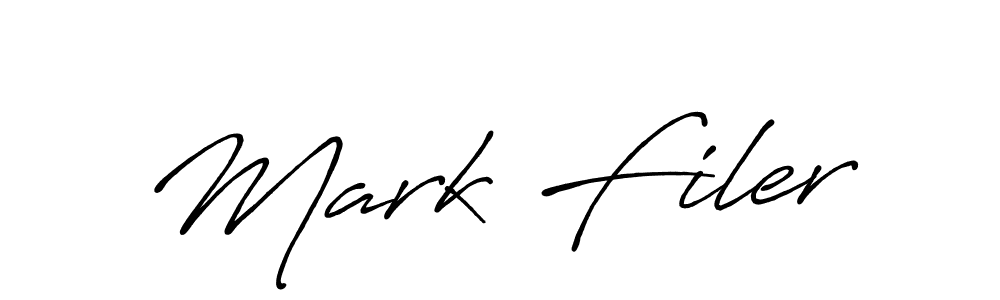 Also we have Mark Filer name is the best signature style. Create professional handwritten signature collection using Antro_Vectra_Bolder autograph style. Mark Filer signature style 7 images and pictures png