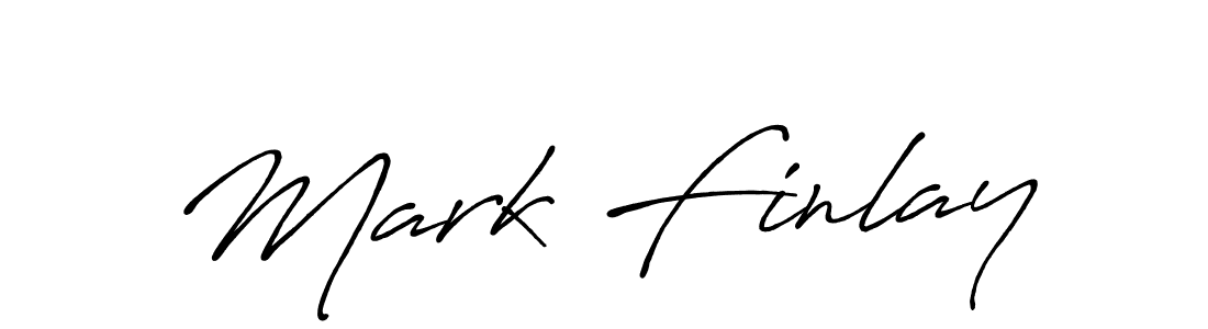 It looks lik you need a new signature style for name Mark Finlay. Design unique handwritten (Antro_Vectra_Bolder) signature with our free signature maker in just a few clicks. Mark Finlay signature style 7 images and pictures png