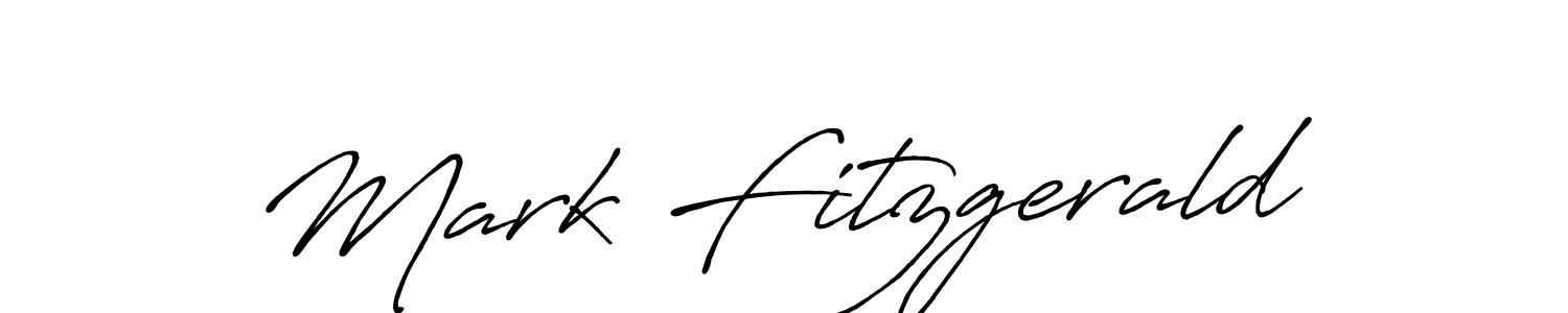 Make a beautiful signature design for name Mark Fitzgerald. With this signature (Antro_Vectra_Bolder) style, you can create a handwritten signature for free. Mark Fitzgerald signature style 7 images and pictures png