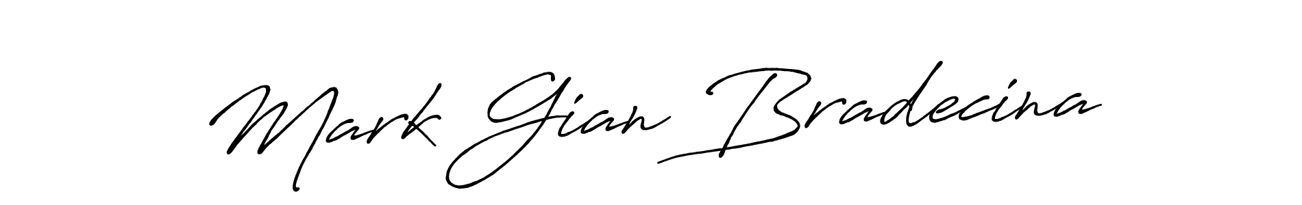 How to make Mark Gian Bradecina signature? Antro_Vectra_Bolder is a professional autograph style. Create handwritten signature for Mark Gian Bradecina name. Mark Gian Bradecina signature style 7 images and pictures png