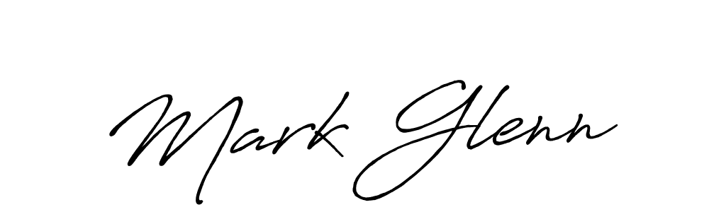 Make a beautiful signature design for name Mark Glenn. With this signature (Antro_Vectra_Bolder) style, you can create a handwritten signature for free. Mark Glenn signature style 7 images and pictures png