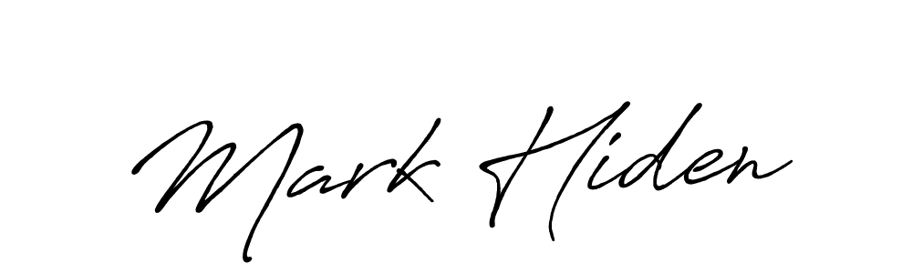 It looks lik you need a new signature style for name Mark Hiden. Design unique handwritten (Antro_Vectra_Bolder) signature with our free signature maker in just a few clicks. Mark Hiden signature style 7 images and pictures png