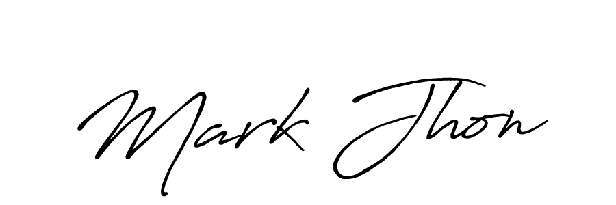 Also You can easily find your signature by using the search form. We will create Mark Jhon name handwritten signature images for you free of cost using Antro_Vectra_Bolder sign style. Mark Jhon signature style 7 images and pictures png