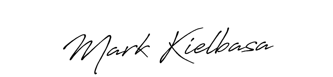 Also we have Mark Kielbasa name is the best signature style. Create professional handwritten signature collection using Antro_Vectra_Bolder autograph style. Mark Kielbasa signature style 7 images and pictures png