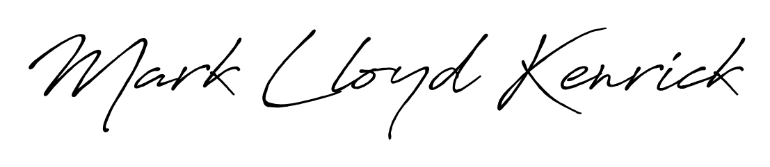 Discover how Mark Lloyd Kenrick looks in an executive cursive font (Antro_Vectra_Bolder). Perfect for legal documents, invoices, and certificates. Mark Lloyd Kenrick signature style 7 images and pictures png