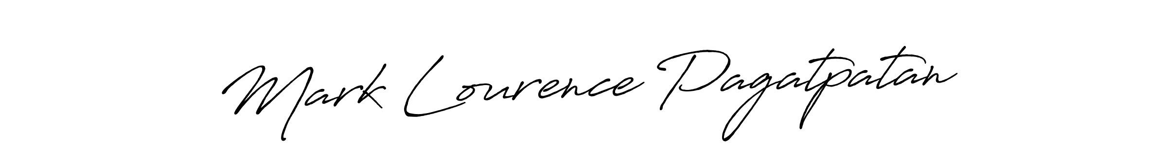 Also we have Mark Lourence Pagatpatan name is the best signature style. Create professional handwritten signature collection using Antro_Vectra_Bolder autograph style. Mark Lourence Pagatpatan signature style 7 images and pictures png
