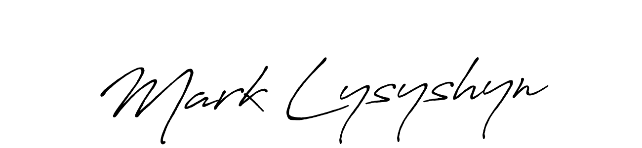 Make a short Mark Lysyshyn signature style. Manage your documents anywhere anytime using Antro_Vectra_Bolder. Create and add eSignatures, submit forms, share and send files easily. Mark Lysyshyn signature style 7 images and pictures png