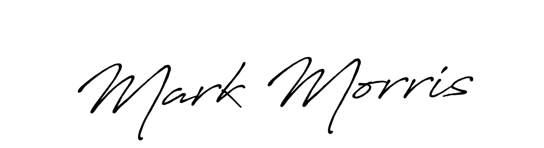 How to make Mark Morris name signature. Use Antro_Vectra_Bolder style for creating short signs online. This is the latest handwritten sign. Mark Morris signature style 7 images and pictures png