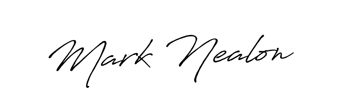 It looks lik you need a new signature style for name Mark Nealon. Design unique handwritten (Antro_Vectra_Bolder) signature with our free signature maker in just a few clicks. Mark Nealon signature style 7 images and pictures png