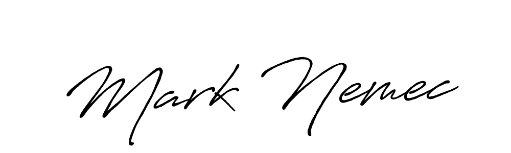 Also we have Mark Nemec name is the best signature style. Create professional handwritten signature collection using Antro_Vectra_Bolder autograph style. Mark Nemec signature style 7 images and pictures png