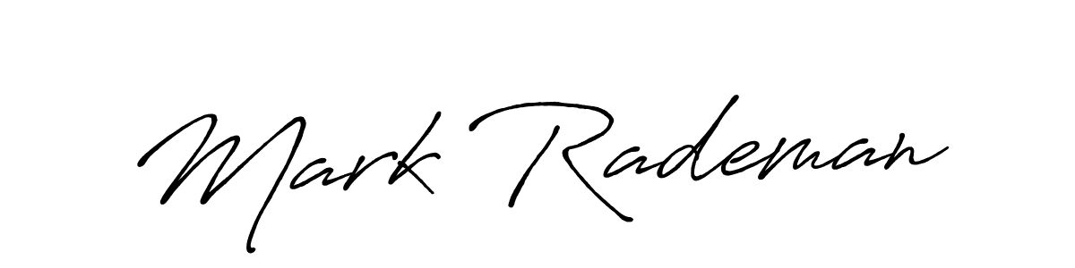 Make a beautiful signature design for name Mark Rademan. With this signature (Antro_Vectra_Bolder) style, you can create a handwritten signature for free. Mark Rademan signature style 7 images and pictures png