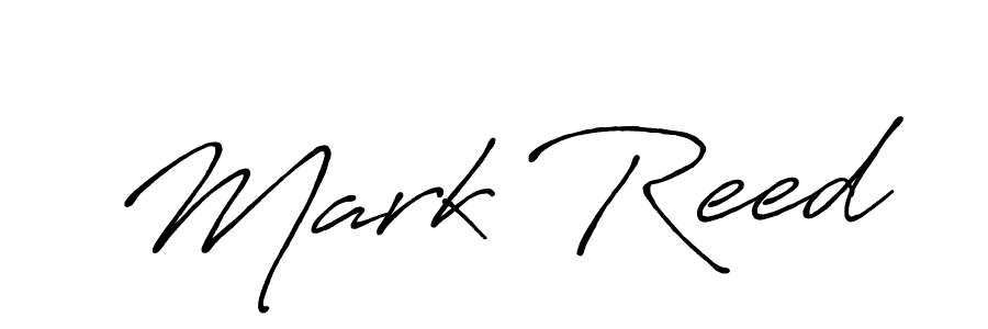Use a signature maker to create a handwritten signature online. With this signature software, you can design (Antro_Vectra_Bolder) your own signature for name Mark Reed. Mark Reed signature style 7 images and pictures png