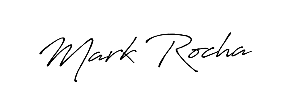 How to make Mark Rocha signature? Antro_Vectra_Bolder is a professional autograph style. Create handwritten signature for Mark Rocha name. Mark Rocha signature style 7 images and pictures png