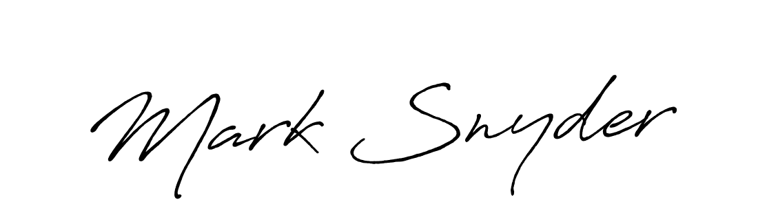 Also You can easily find your signature by using the search form. We will create Mark Snyder name handwritten signature images for you free of cost using Antro_Vectra_Bolder sign style. Mark Snyder signature style 7 images and pictures png