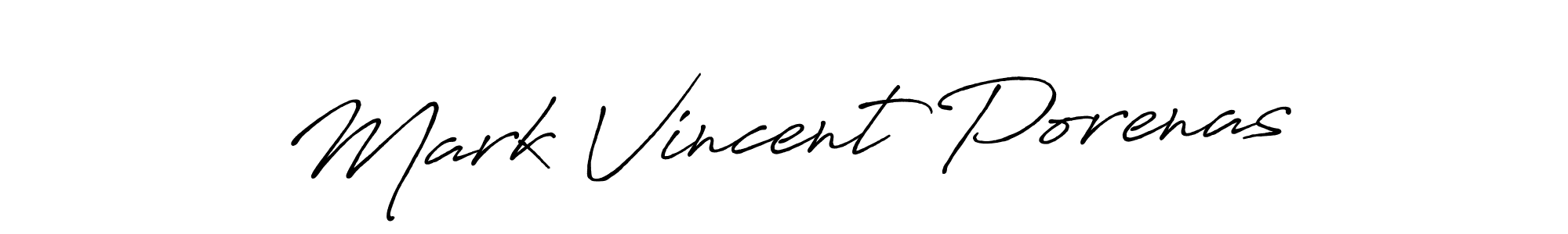 Also we have Mark Vincent Porenas name is the best signature style. Create professional handwritten signature collection using Antro_Vectra_Bolder autograph style. Mark Vincent Porenas signature style 7 images and pictures png