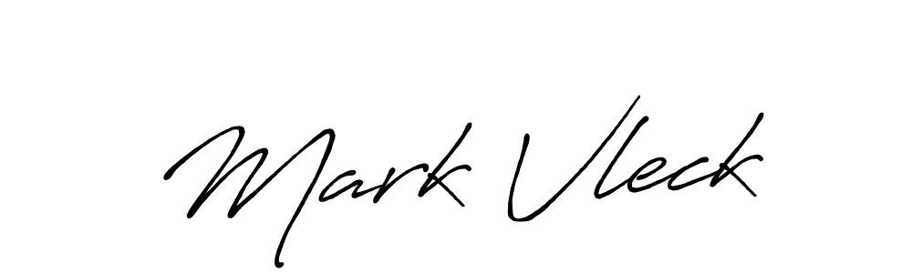 Create a beautiful signature design for name Mark Vleck. With this signature (Antro_Vectra_Bolder) fonts, you can make a handwritten signature for free. Mark Vleck signature style 7 images and pictures png