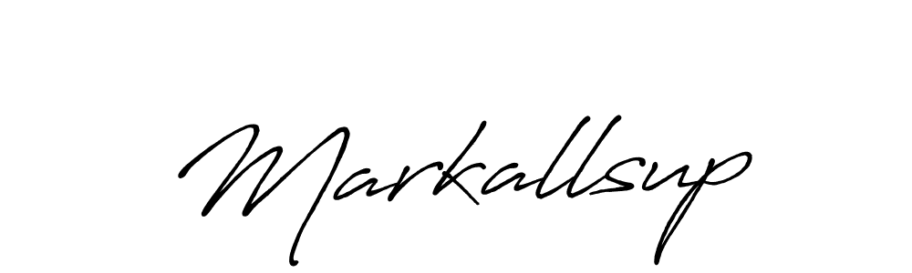 How to make Markallsup signature? Antro_Vectra_Bolder is a professional autograph style. Create handwritten signature for Markallsup name. Markallsup signature style 7 images and pictures png