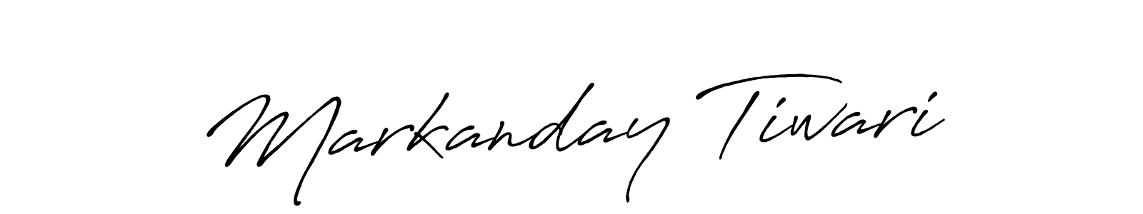It looks lik you need a new signature style for name Markanday Tiwari. Design unique handwritten (Antro_Vectra_Bolder) signature with our free signature maker in just a few clicks. Markanday Tiwari signature style 7 images and pictures png