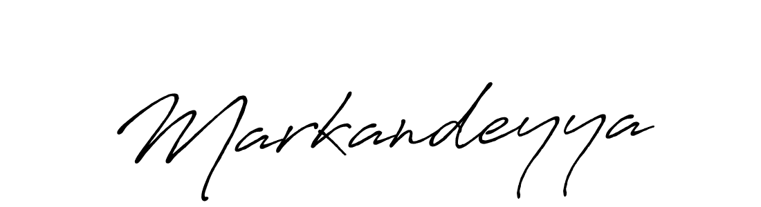 How to make Markandeyya signature? Antro_Vectra_Bolder is a professional autograph style. Create handwritten signature for Markandeyya name. Markandeyya signature style 7 images and pictures png