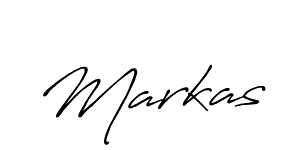 Markas stylish signature style. Best Handwritten Sign (Antro_Vectra_Bolder) for my name. Handwritten Signature Collection Ideas for my name Markas. Markas signature style 7 images and pictures png