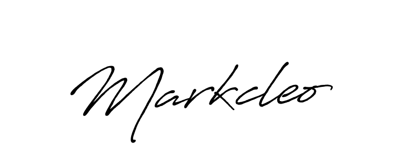 Use a signature maker to create a handwritten signature online. With this signature software, you can design (Antro_Vectra_Bolder) your own signature for name Markcleo. Markcleo signature style 7 images and pictures png