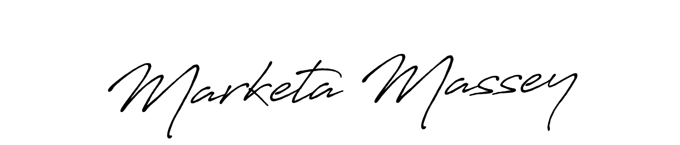 Make a short Marketa Massey signature style. Manage your documents anywhere anytime using Antro_Vectra_Bolder. Create and add eSignatures, submit forms, share and send files easily. Marketa Massey signature style 7 images and pictures png
