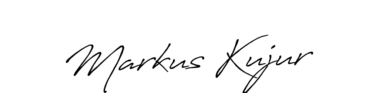 The best way (Antro_Vectra_Bolder) to make a short signature is to pick only two or three words in your name. The name Markus Kujur include a total of six letters. For converting this name. Markus Kujur signature style 7 images and pictures png