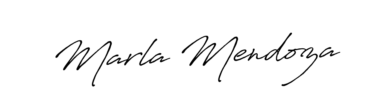 Use a signature maker to create a handwritten signature online. With this signature software, you can design (Antro_Vectra_Bolder) your own signature for name Marla Mendoza. Marla Mendoza signature style 7 images and pictures png
