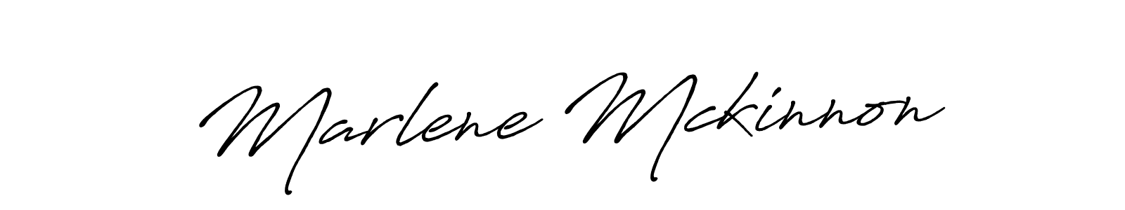Make a beautiful signature design for name Marlene Mckinnon. With this signature (Antro_Vectra_Bolder) style, you can create a handwritten signature for free. Marlene Mckinnon signature style 7 images and pictures png