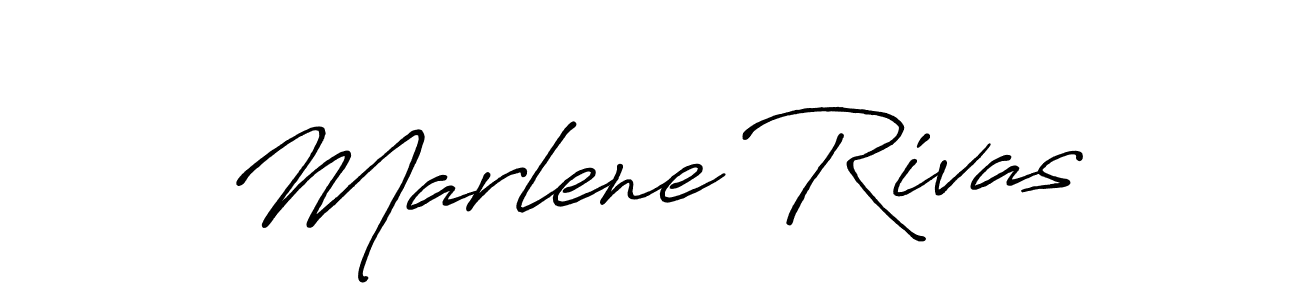 Best and Professional Signature Style for Marlene Rivas. Antro_Vectra_Bolder Best Signature Style Collection. Marlene Rivas signature style 7 images and pictures png