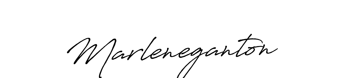 Make a beautiful signature design for name Marleneganton. With this signature (Antro_Vectra_Bolder) style, you can create a handwritten signature for free. Marleneganton signature style 7 images and pictures png