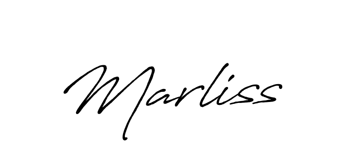 if you are searching for the best signature style for your name Marliss. so please give up your signature search. here we have designed multiple signature styles  using Antro_Vectra_Bolder. Marliss signature style 7 images and pictures png