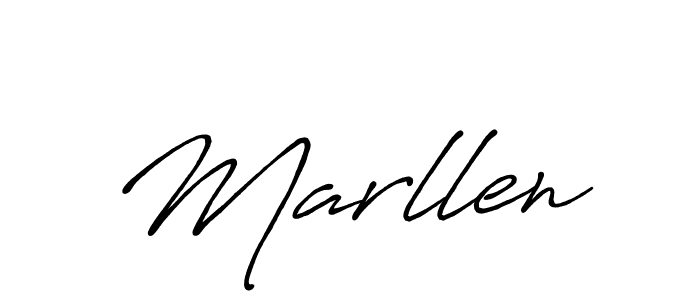 Marllen stylish signature style. Best Handwritten Sign (Antro_Vectra_Bolder) for my name. Handwritten Signature Collection Ideas for my name Marllen. Marllen signature style 7 images and pictures png