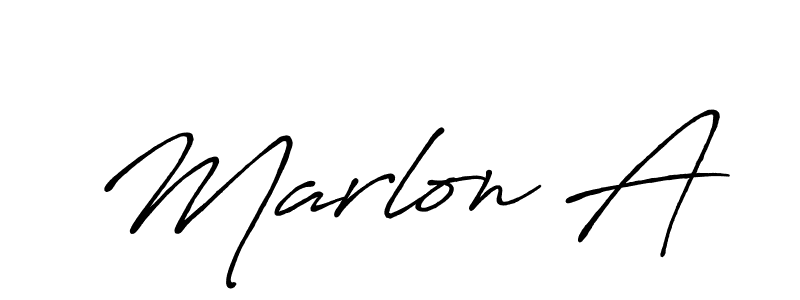 Make a short Marlon A signature style. Manage your documents anywhere anytime using Antro_Vectra_Bolder. Create and add eSignatures, submit forms, share and send files easily. Marlon A signature style 7 images and pictures png