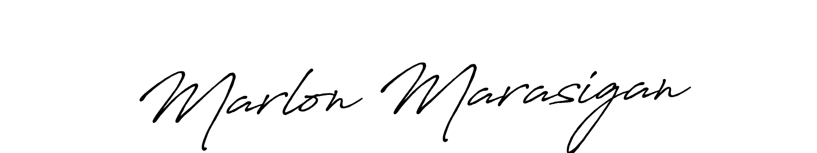 How to make Marlon Marasigan signature? Antro_Vectra_Bolder is a professional autograph style. Create handwritten signature for Marlon Marasigan name. Marlon Marasigan signature style 7 images and pictures png