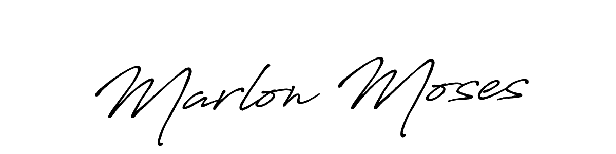 Make a beautiful signature design for name Marlon Moses. Use this online signature maker to create a handwritten signature for free. Marlon Moses signature style 7 images and pictures png