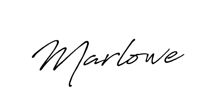 Create a beautiful signature design for name Marlowe. With this signature (Antro_Vectra_Bolder) fonts, you can make a handwritten signature for free. Marlowe signature style 7 images and pictures png