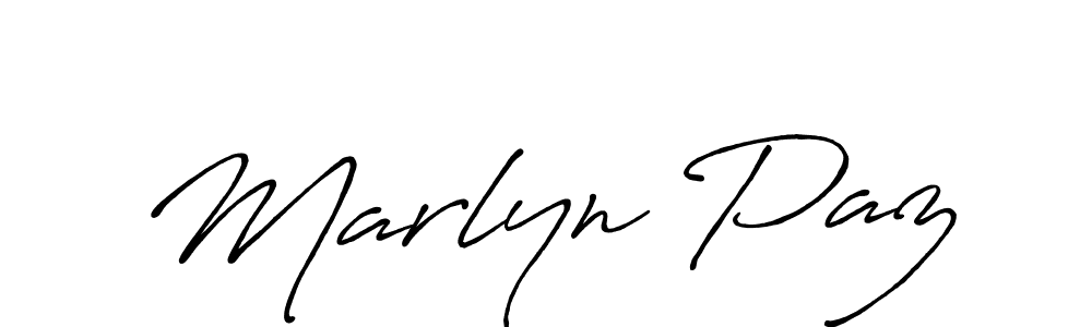 It looks lik you need a new signature style for name Marlyn Paz. Design unique handwritten (Antro_Vectra_Bolder) signature with our free signature maker in just a few clicks. Marlyn Paz signature style 7 images and pictures png