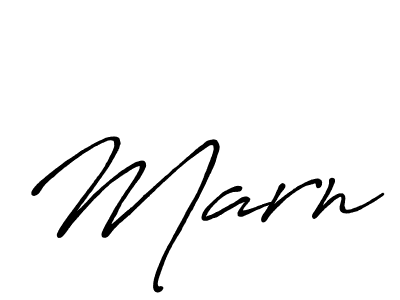 Design your own signature with our free online signature maker. With this signature software, you can create a handwritten (Antro_Vectra_Bolder) signature for name Marn. Marn signature style 7 images and pictures png