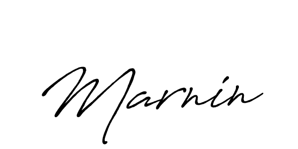 Design your own signature with our free online signature maker. With this signature software, you can create a handwritten (Antro_Vectra_Bolder) signature for name Marnin. Marnin signature style 7 images and pictures png