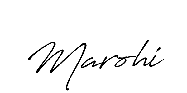 How to Draw Marohi signature style? Antro_Vectra_Bolder is a latest design signature styles for name Marohi. Marohi signature style 7 images and pictures png