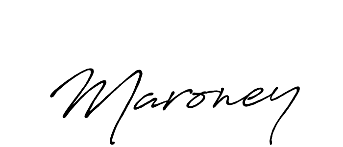 Maroney stylish signature style. Best Handwritten Sign (Antro_Vectra_Bolder) for my name. Handwritten Signature Collection Ideas for my name Maroney. Maroney signature style 7 images and pictures png