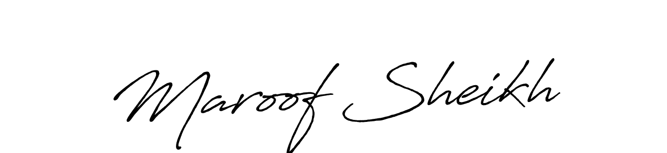 Similarly Antro_Vectra_Bolder is the best handwritten signature design. Signature creator online .You can use it as an online autograph creator for name Maroof Sheikh. Maroof Sheikh signature style 7 images and pictures png